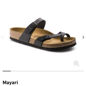 BNWOT Birkenstock Mayari Birko-Flor - Black SIZE 38